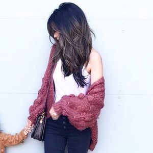 Pom Pom Rust Sweater